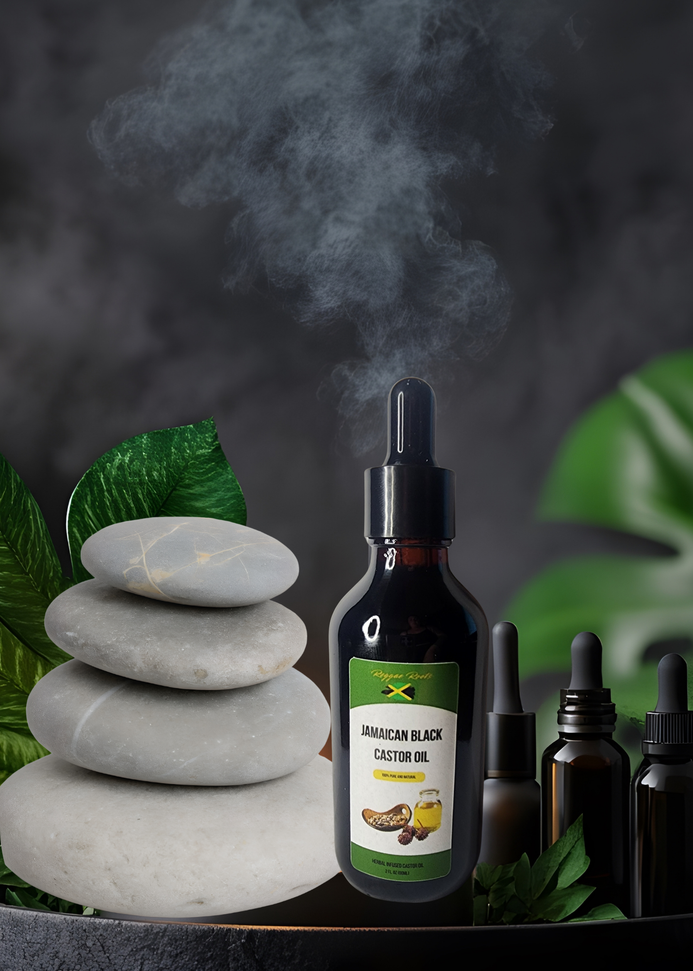 Jamaican Castor Oil-100% Pure and Natural | Premium Grade for Hair Eyelashes and Eyebrows | Carrier Oil | Hair and Body 2 Fl Oz